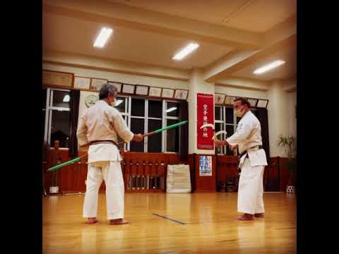 棒対鎌研究 Bo vs Kama practice #信武舘 #古武道 #karate #shimbukan #okinawa #kobudo #沖縄 #空手