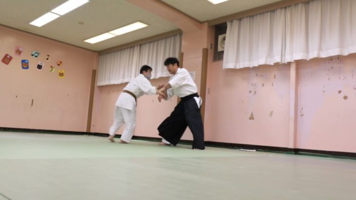 Meishinryu Aikido techniques 明真流　合気道の稽古　2021　1026