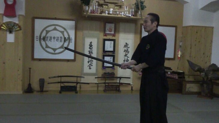古武道　大東流合気柔術武門会　剣術と手刀　鎬から刃筋を変えることが技となる