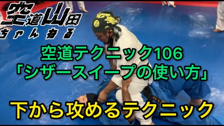 【武道】空道テクニック106「シザースイープの使い方」【格闘技】