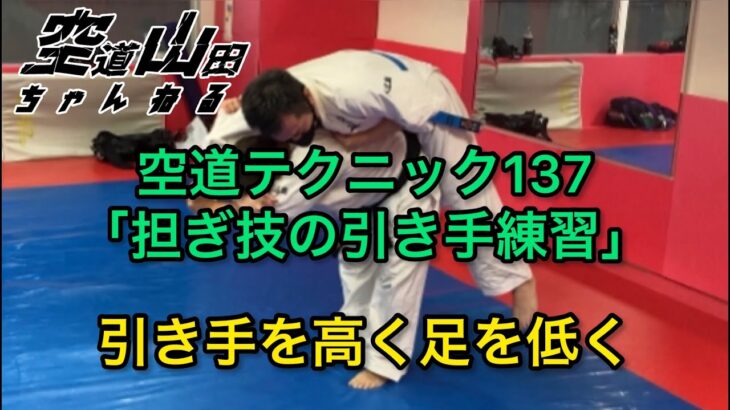 【武道】空道テクニック137「担ぎ技の引き手練習」【格闘技】