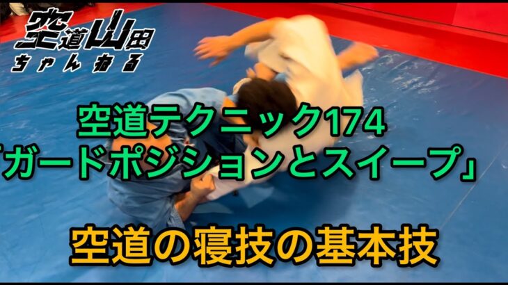 【武道】空道テクニック174「ガードポジションとスイープ」【格闘技】