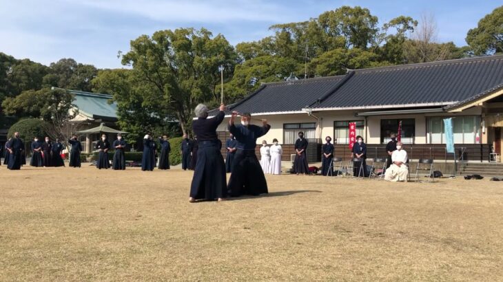 令和5年度護国神社奉納古武道　全日本剣道連盟杖道