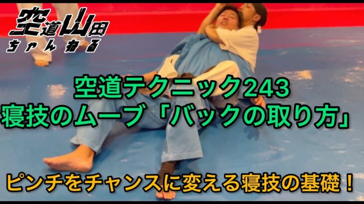 【武道】空道テクニック234「寝技のムーブ～バックの取り方～」【格闘技】