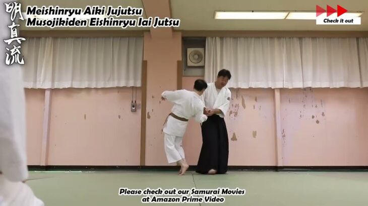 Meishinryu Aikido techniques 明真流　合気道の稽古 2023 0620 01