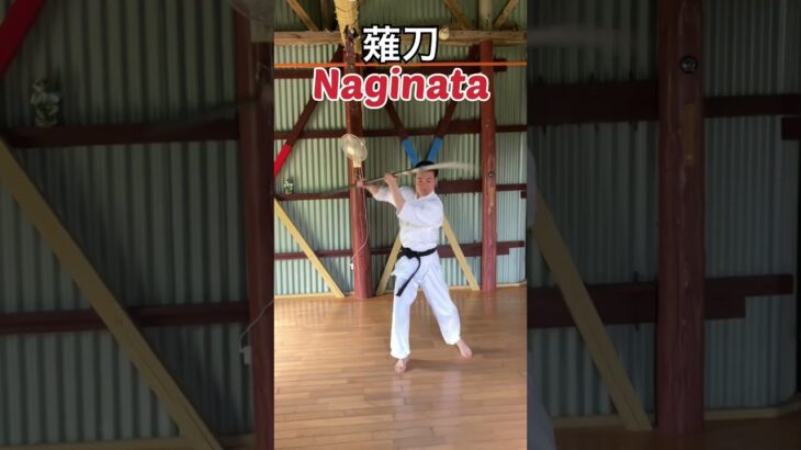 薙刀 Naginata 武芸館Bugeikan Higa Kiyohiro 空手古武道　古武器　琉球武術