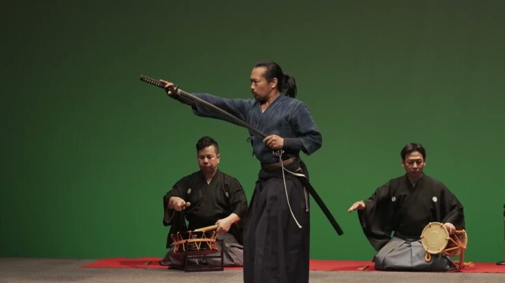 空手道場 武舟會主催「村重祭」にて能楽と武道のコラボ演武  [Nohgaku and Budo performance]