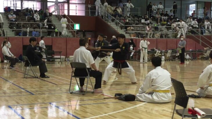 第六回全日本琉球古武道選手権大会 壮年男子有級 棒 準決勝