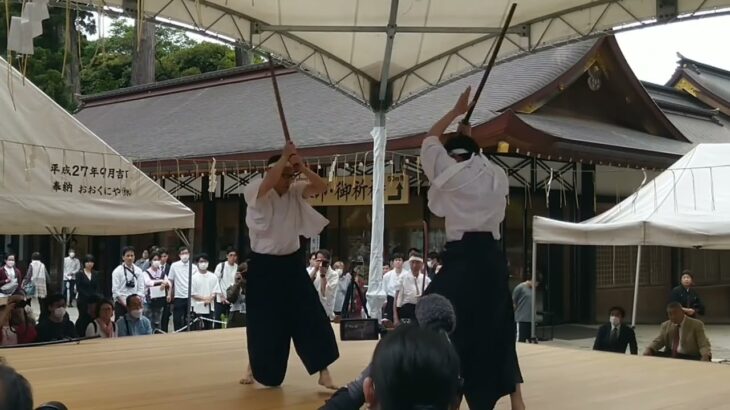 鹿島新嘗流　鹿島神宮奉納日本古武道交流演舞大会