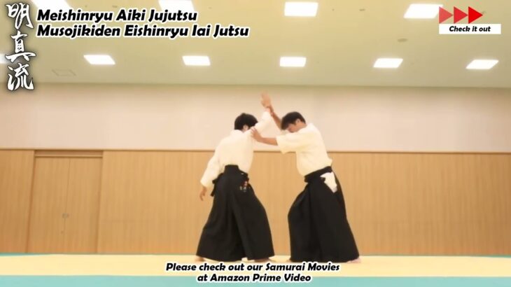 Meishinryu Aikido techniques 明真流　合気道の稽古 2023 0730 01