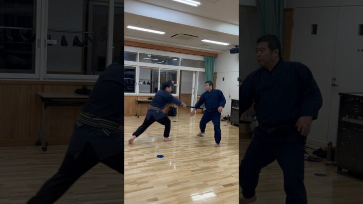 突きを捌く古武術稽古　#samurai #iaijutsu #martialart