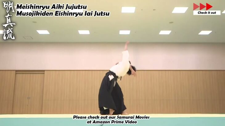 Meishinryu Aikido techniques 明真流　合気道の稽古 2023 0826 01