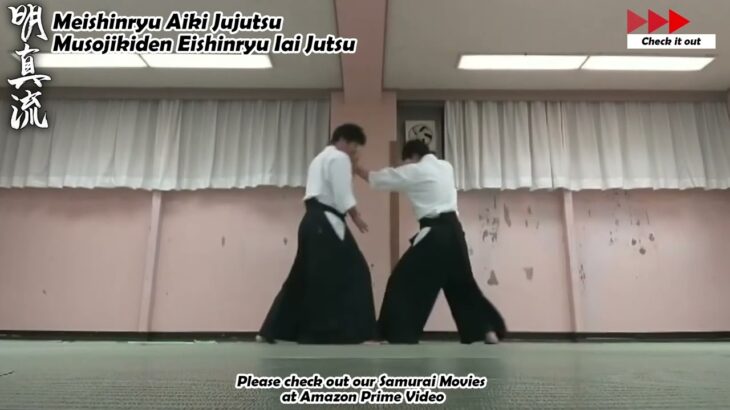 Meishinryu Aikido techniques 明真流　合気道の稽古 2023 0831 01