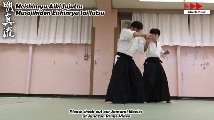 Meishinryu Aikido techniques 明真流　合気道の稽古 2023 1019 01