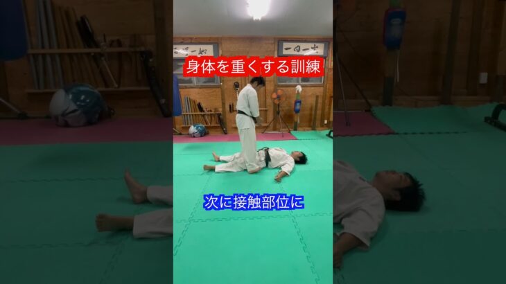 【武道】身体を重くする訓練方法！！#aikido ＃karate #martial #合気道 #武道 #空手