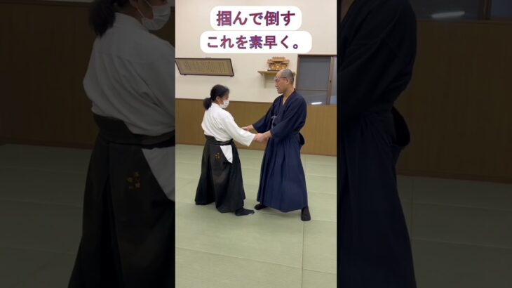 Aikido grapple technique #japanesemartialarts #修行  #martialarts #武術 #合氣道 #武道 #稽古
