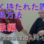 合気柔術チャンネル　合気道家のための目からウロコの合気柔術　#057　強く手を捕られた場合の崩し 　初級編　aiki makoto okamoto