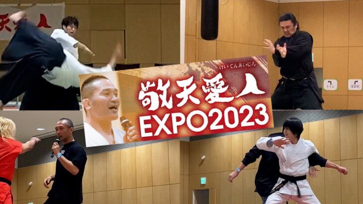 【武術の祭典】敬天愛人EXPOでほしみん、浅井流鞭拳空手の「転身」を皆さんに伝授！
