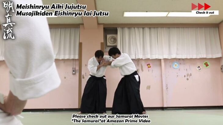 Meishinryu Aikido techniques 明真流　合気道の稽古 2024 0111 01