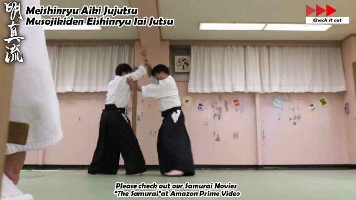 Meishinryu Aikido techniques 明真流　合気道の稽古 2024 0125 01