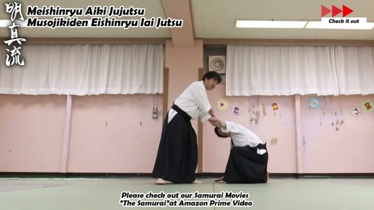 Meishinryu Aikido techniques 明真流　合気道の稽古 2024 0220 01
