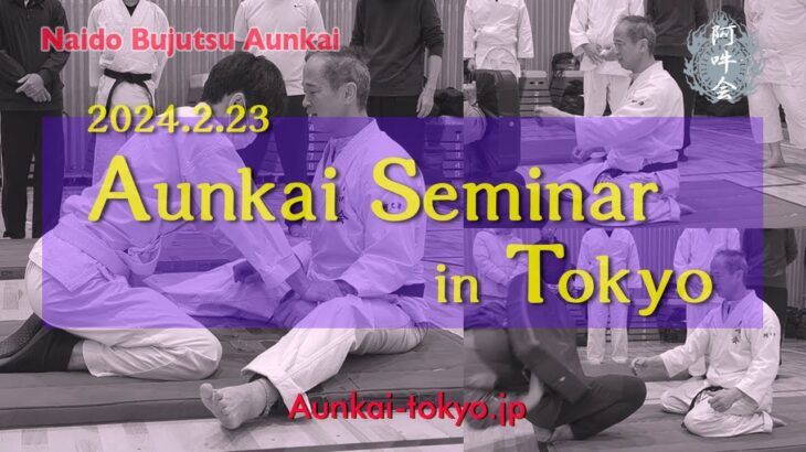【合気的身体技法の入口】内動武術 阿吽会・Aunkai Seminar in Tokyo 2024.2.23