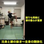 武道空手MMA応用／沈身と膝の抜き～剛体化