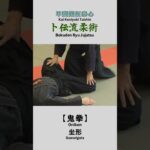 Bokuden Ryu Jujutsu【Oniken】Suwarigata 卜伝流柔術【鬼拳】坐形 #shorts
