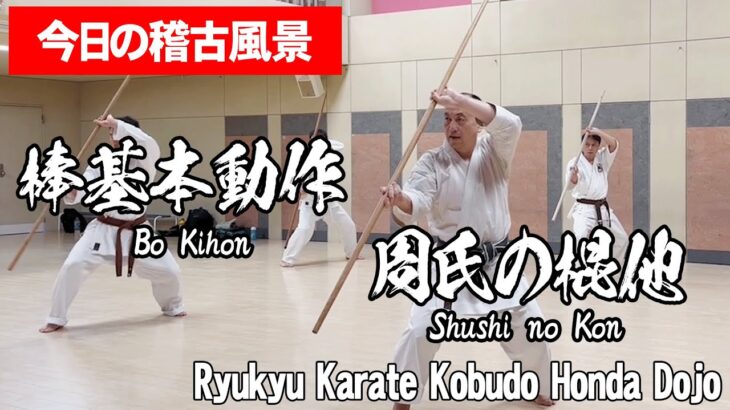 【琉球空手・古武道】棒基本動作他　#空手 #karate #健康 #沖縄空手 #古武道　平均年齢55才！人と比べない！無理をしない！自分のペースで！楽しみませんか？