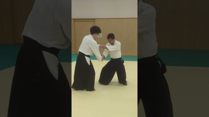 6/8 諸手取り十字投げ、呼吸投げ 合気道加藤道場稽古風景 #aikido #katohdojo #budo #合気道 #加藤道場 #武道