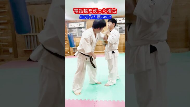 【武道・格闘技】電話帳を使った練習方法！！　#aikido ＃karate #martial #合気道 #武道 #空手＃筋トレ＃腕立て＃push-up