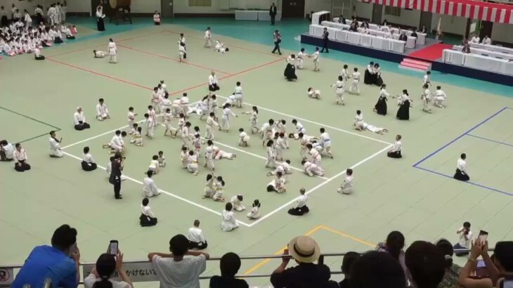 令和6年度 全日本少年少女武道合気道錬成大会 合気道新川塾演武