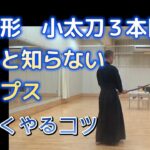 KENDO：剣道形　小太刀３本目の要点：上手に演舞するコツ：意外と知られていないチップスを解説。これであなたも剣道形マスター！　昇段審査も合格！