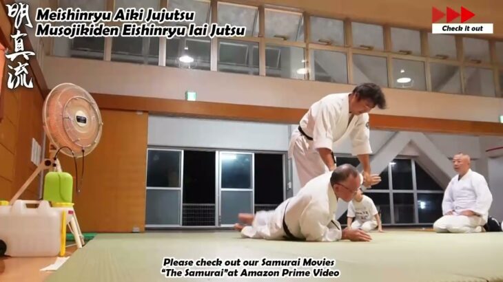 Meishinryu Aikido techniques 明真流　合気道の稽古 #aikido #合気道 #天照会 2024 0809 01