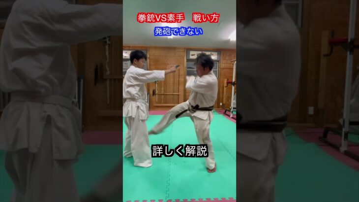 【武術・武道】素手VS銃　考必要な考え方とは！？解説！　#aikido ＃karate #martial #合気道 #武道 #空手