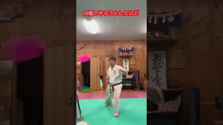 パンチ　ボール当て！！　#aikido ＃karate #martial #合気道 #武道 #空手