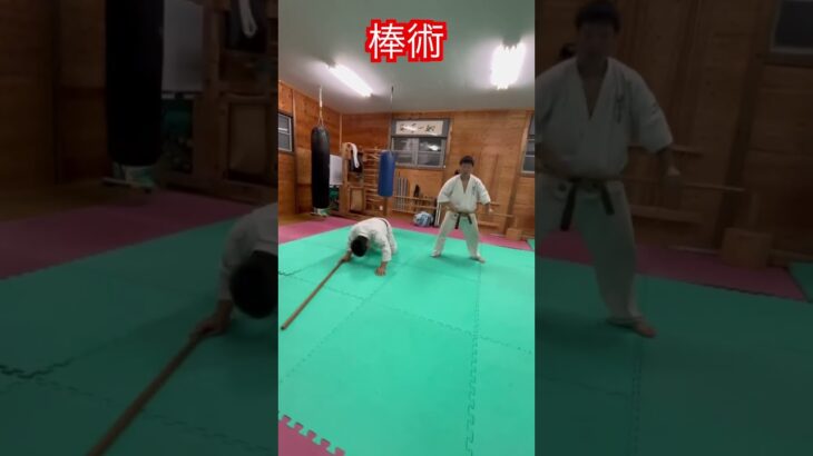 【空手】西遊記の孫悟空も使う変幻自在の武器　棒！！ #武道 #空手 #karate #combatsport