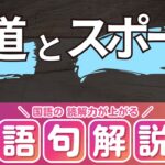 「武道とスポーツの違い長尺版」　　＃ボキャブラリー解説　＃国語　＃中学受験　＃ボキャブラリー解説　＃高専柔道