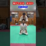 【武道・武術】よく見るすぐに軸ができる方法などは本当なのか！？　#aikido ＃karate #martial #合気道 #武道 #空手＃筋トレ#selfdefense