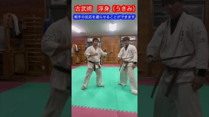 【武道・武術】古武術にある重要な技術　浮身とは　解説！！　#aikido ＃karate #martial #合気道 #武道 #空手＃筋トレ#selfdefense