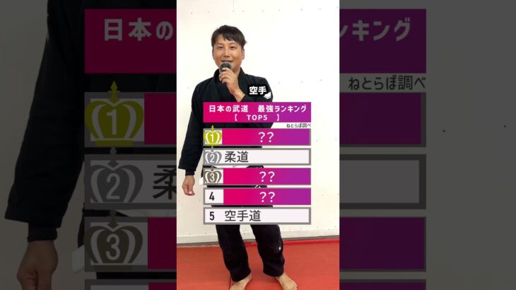 日本の武道最強ランキング！　#柔術 #ブラジリアン柔術 #格闘技#武道#柔道