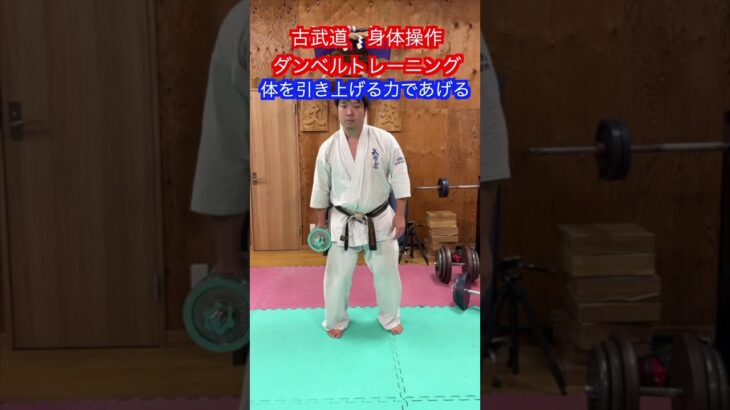 【武道・武術】ダンベルでできる古武術の身体操作トレーニング　解説！！　#aikido ＃karate #martial #合気道 #武道 #空手＃筋トレ#selfdefense