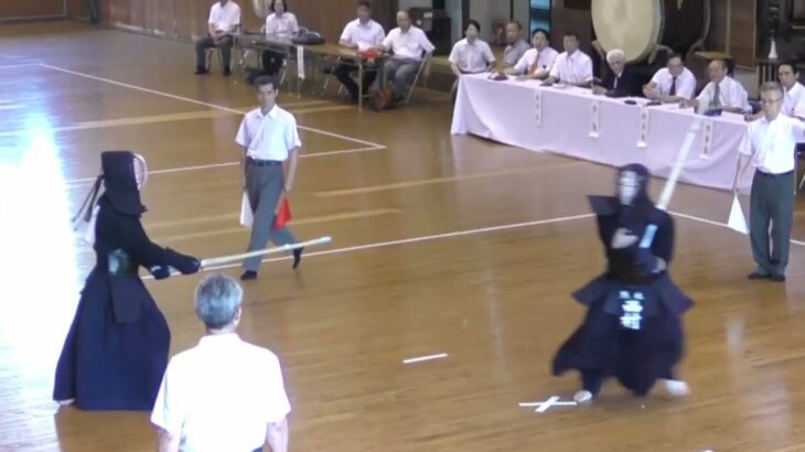 【 剣道 – 美しい引小手 – 西村選手（熊本県警）日本代表 】匠の技 – 偉大な剣士 – 見事な一本 – high level kendo – ippon