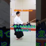 【シンプル】目からウロコの足捌き！秘伝の方向転換法　#martialarts #大東流合気柔術 #扶桑会 #合気道 #護身術 #aikido  #daitoryu #karate #古武道  #武道