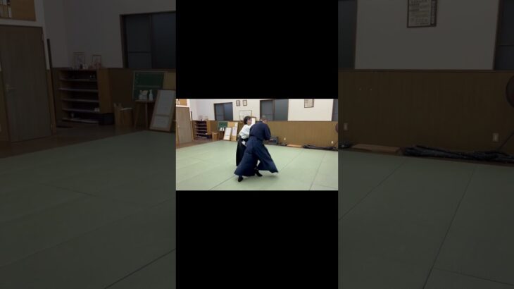 素手vs刃物【合氣道】 #修行 #武術 #martialarts #japanesemartialarts#samurai #稽古 #合気道教室