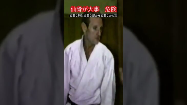 【武道・武術】仙骨や股関節が大事という思考は遠回りかもしれない！？　#aikido ＃karate #martial #武道 ＃#空手＃合気道＃筋トレ#selfdefens