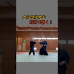 太刀の攻めを短刀で捌く！詳しくは名古屋古武術研究会へ(https://kobujutu.fc2.net) #shorts