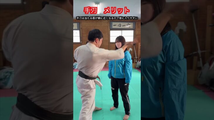 【武道・武術】アニメ・漫画でもよくみる手刀　解説！！　#aikido ＃karate #martial #武道 ＃#空手＃合気道＃筋トレ#selfdefens