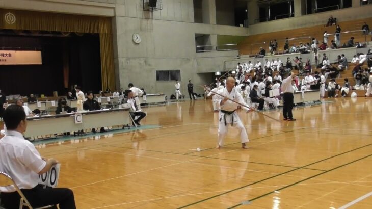 2025年那覇市空手・古武道選手権大会【筑波道場】壮年男子 棒 周氏の棍 小