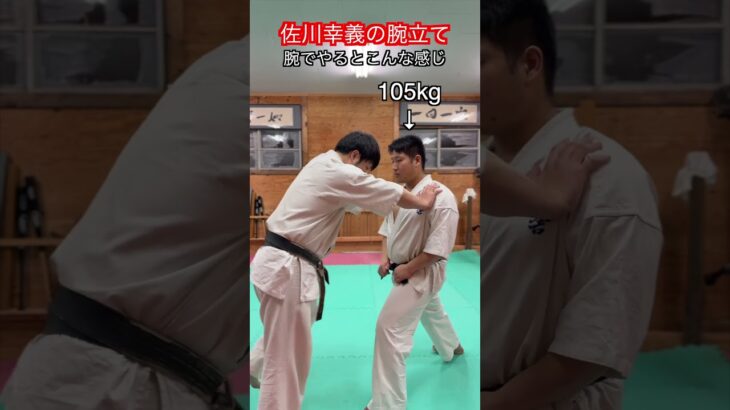 【武道・武術】大東流の天才　佐川幸義の腕立て伏せ　方法と使い方　解説！！　#aikido ＃karate #martial #武道 ＃#空手＃合気道＃筋トレ#selfdefens